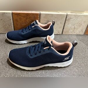 Skechers Go Walk Navy Blue Women's Shoes size 8